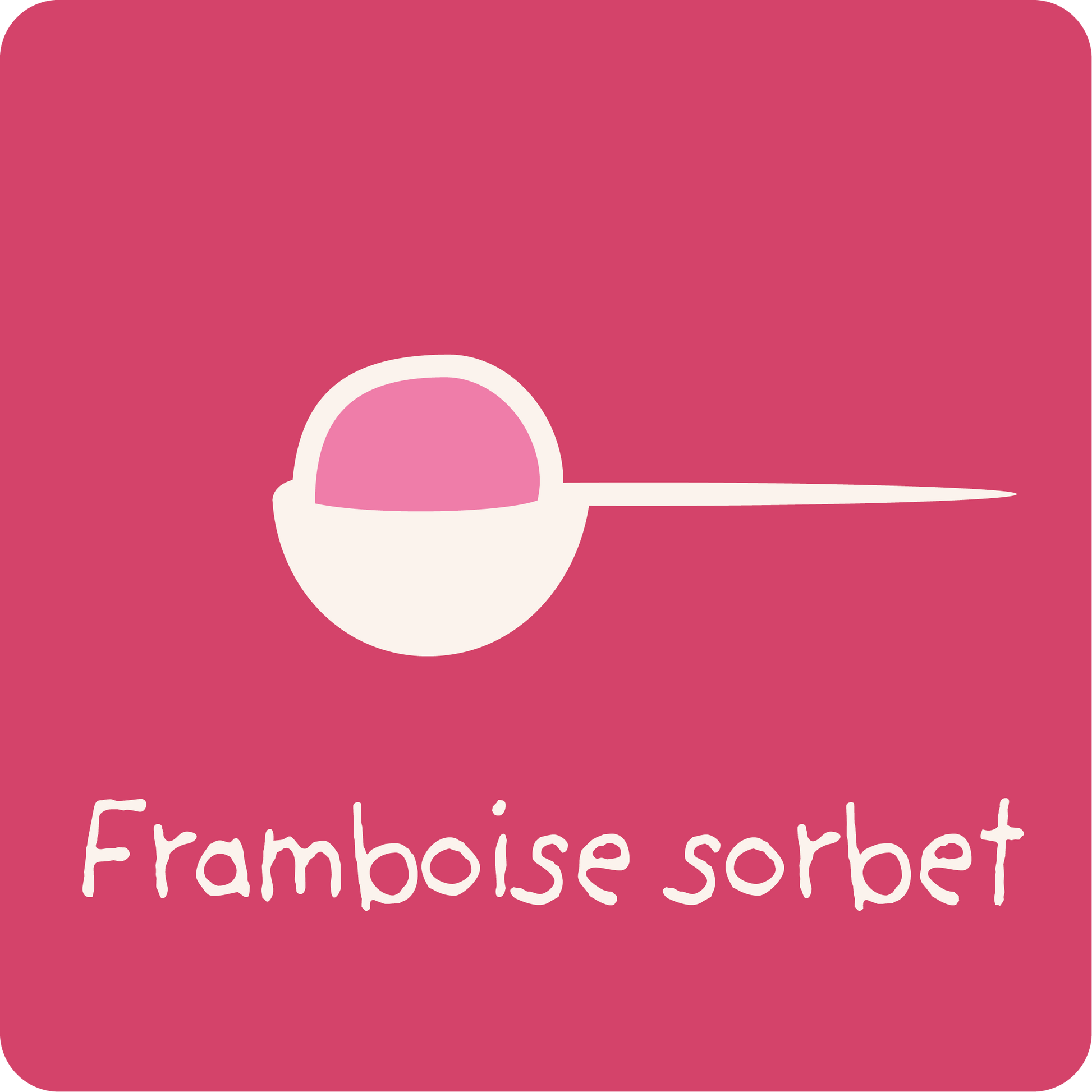 Framboise sorbet